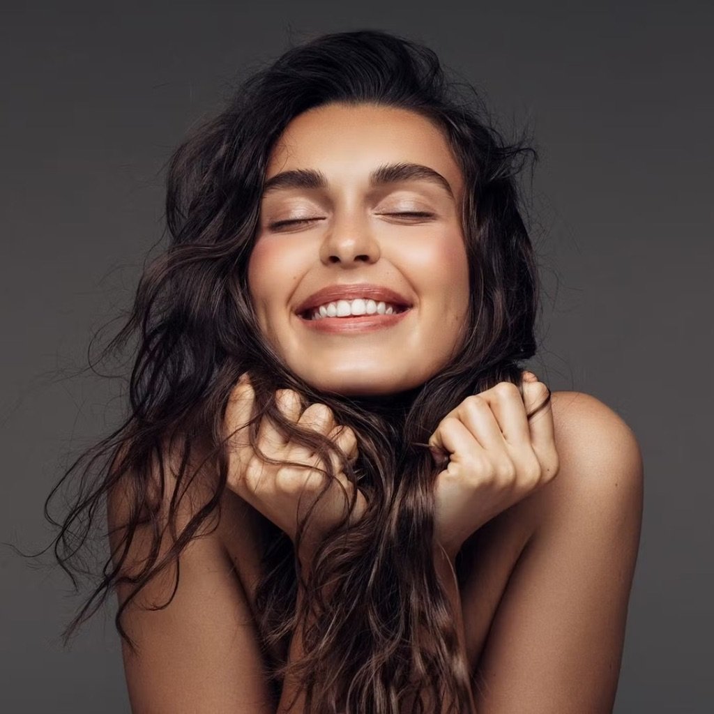 Confident woman celebrating dense, healthy hair volume after PRP hair restoration treatment at Transform Head to Toe in Bengaluru, servicing Indiranagar, Koramangala, Bellandur, HSR Layout, and Sahakarnagar.