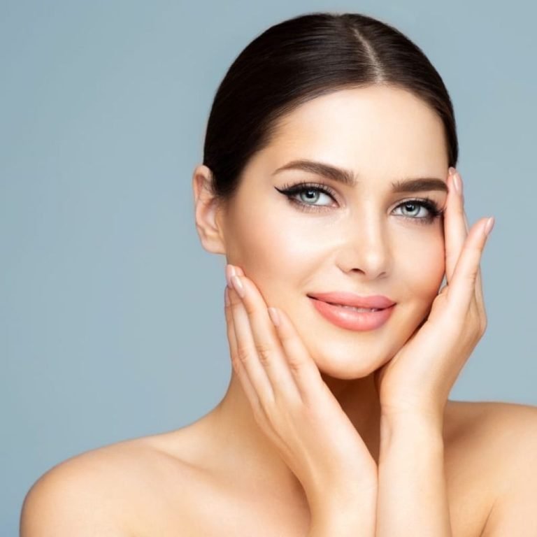 Front-facing portrait showcasing clear skin texture and structural facial lifting after Fotona 4D treatment by an expert dermatologist at Transform Head to Toe in Indiranagar, Bengaluru.